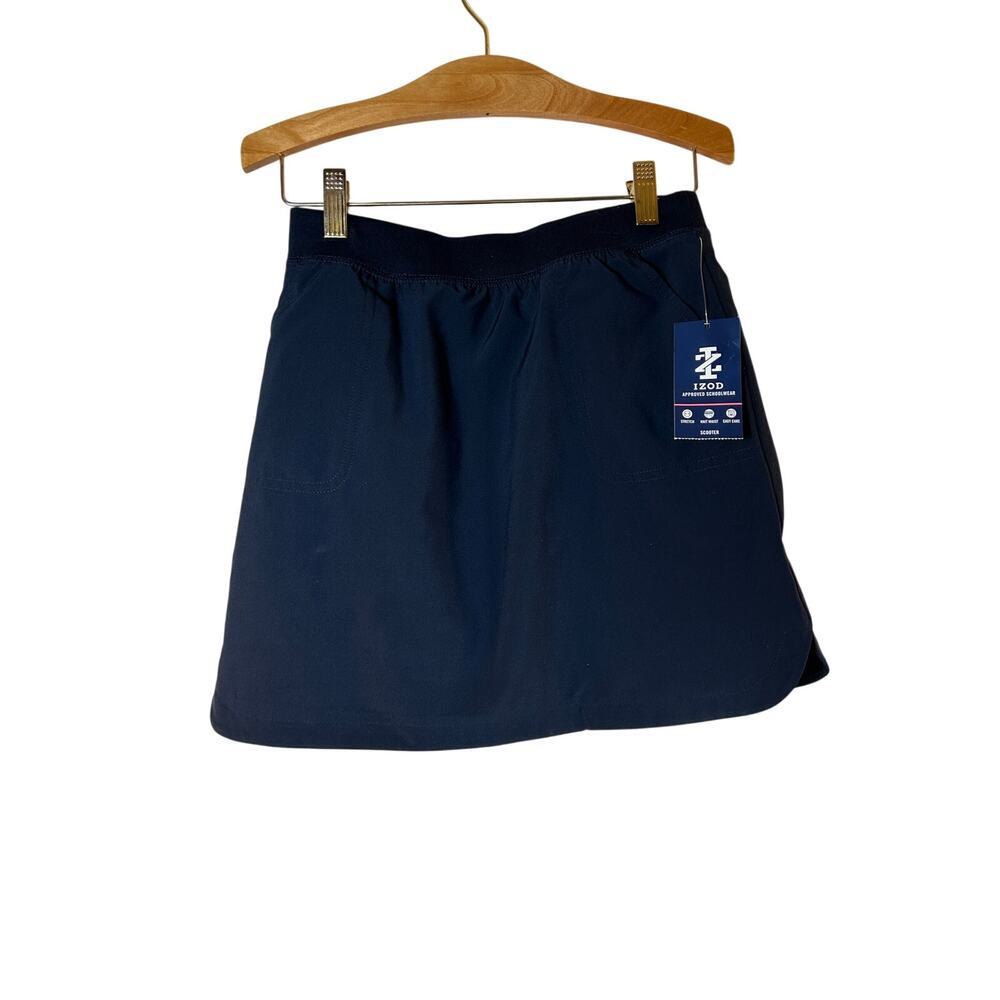 IZOD Girl’s Approved Schoolwear Navy Scooter / Size: 10 Regular